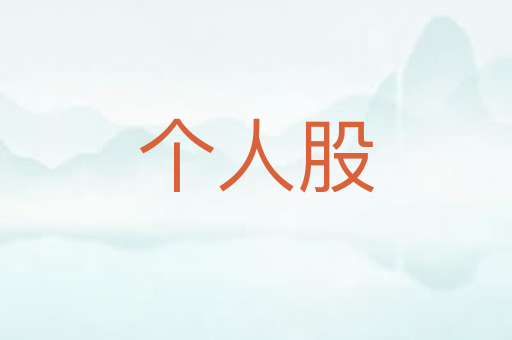 个人股