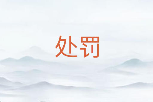 处罚