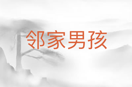 邻家男孩