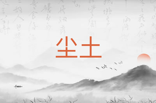 尘土