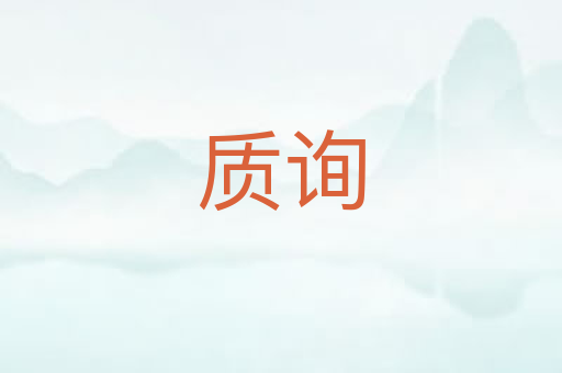 质询