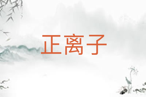 正离子