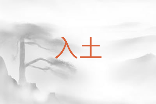 入土