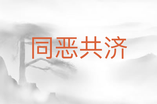 同恶共济