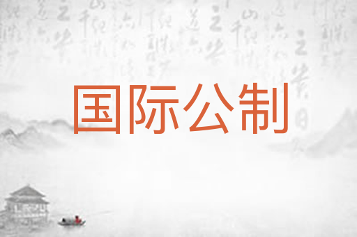 国际公制