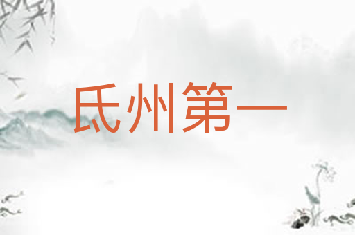 氐州第一