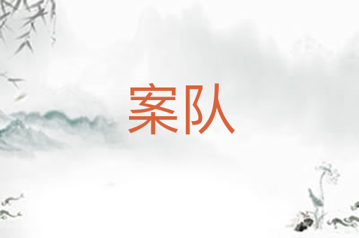 案队