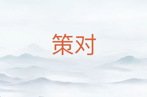 策对