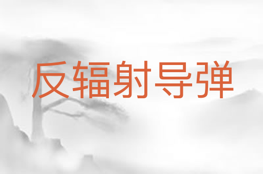 反辐射导弹