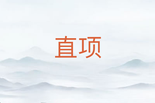 直项
