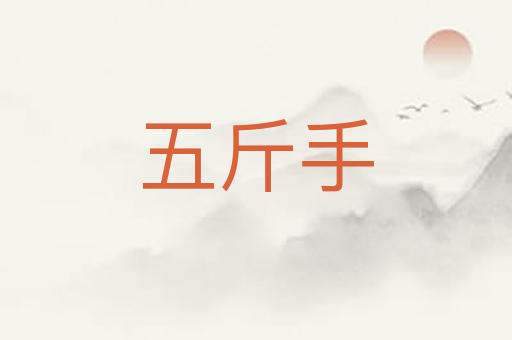 五斤手