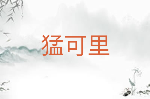 猛可里