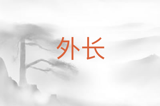 外长