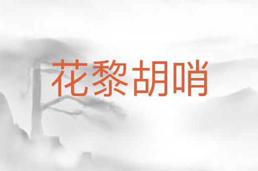 花黎胡哨