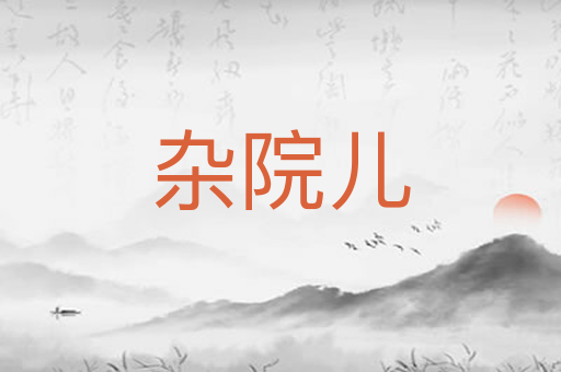 杂院儿