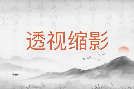 透视缩影