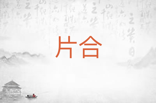 片合
