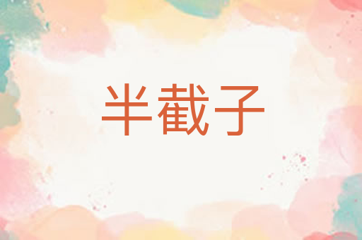 半截子