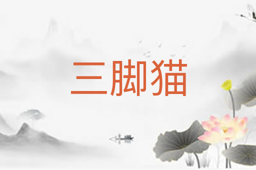 三脚猫