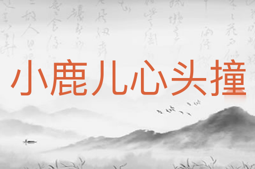 小鹿儿心头撞