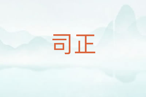 司正