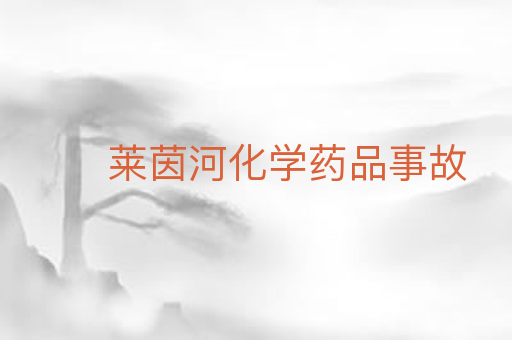 莱茵河化学药品事故
