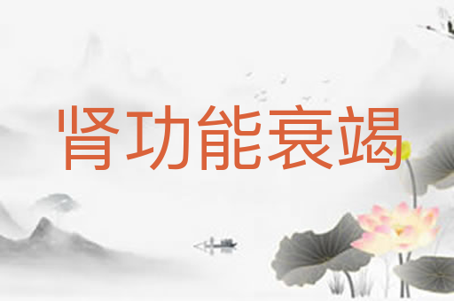 肾功能衰竭