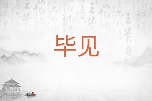 毕见