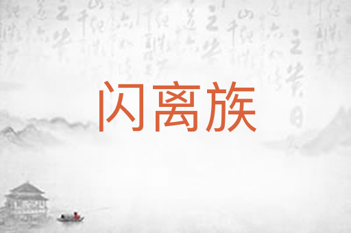 闪离族