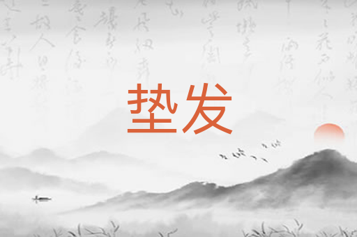 垫发