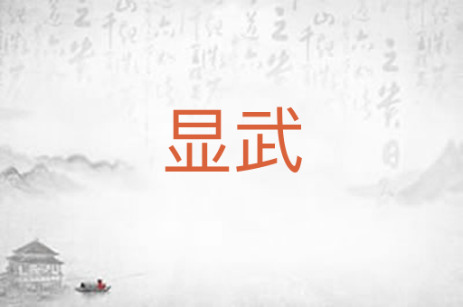 显武