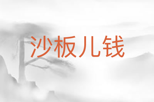 沙板儿钱