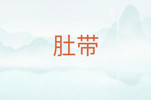 肚带