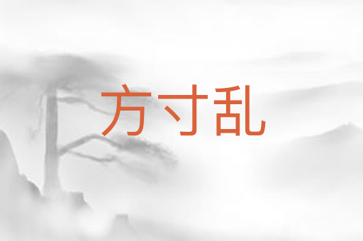 方寸乱