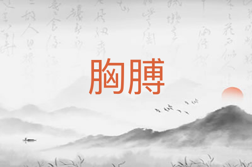 胸膊