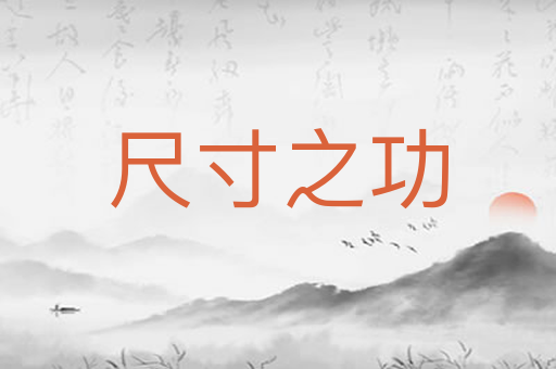 尺寸之功