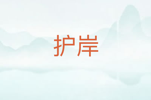 护岸