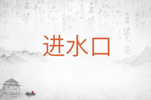进水口