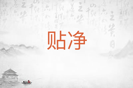 贴净