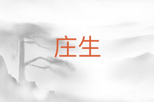 庄生