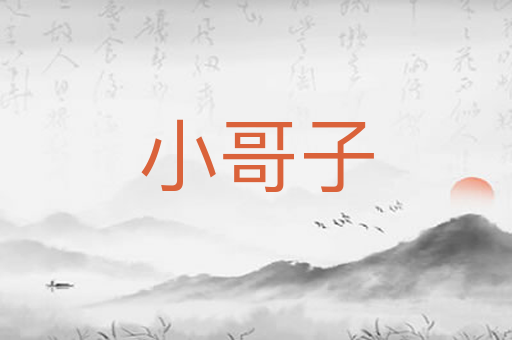 小哥子