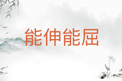 能伸能屈