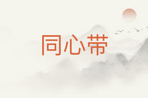 同心带