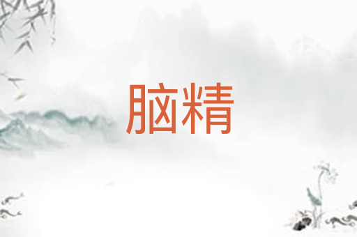 脑精