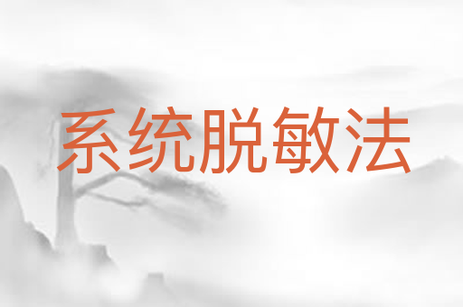 系统脱敏法