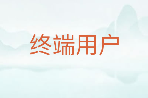 终端用户