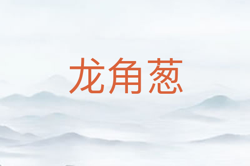 龙角葱