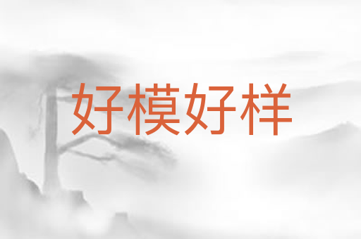 好模好样