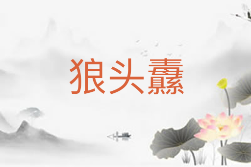 狼头纛