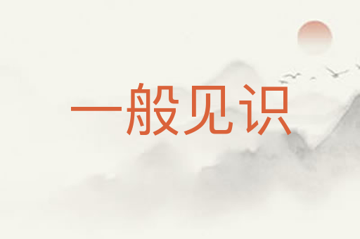 一般见识